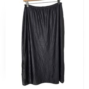 Delicates Black Women's Half Slip Size Large